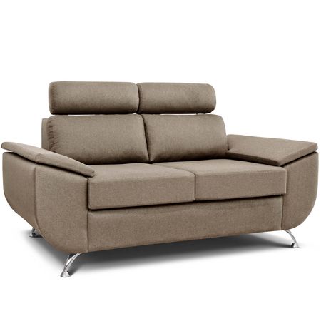Sillón 2 Cuerpos Berlín Moderno Tela Shot Antimanchas Mustang Espácity
