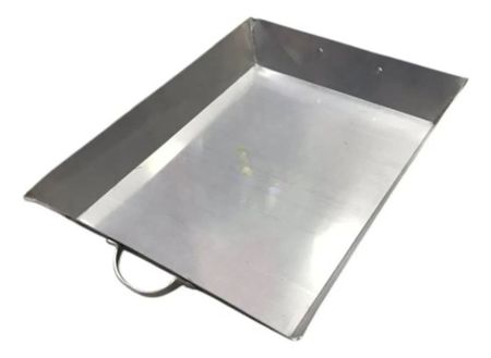Asadera Gastronomica Aluminio Con Asas Fiamaj 35 X 45 Cm Gris