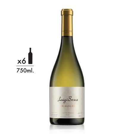 Vino Blanco Luigi Bosca de Sangre White Blend Caja x 6
