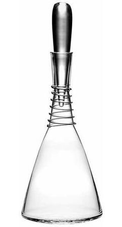Decanter Cristal Vidrio Botella Jarra Tapa Vino Nude 1000 Ml