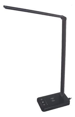 Lampara De Escritorio Led Tm Con Cargador Inalambrico Usb