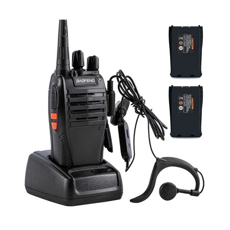 Handy Baofeng BF-999S 5w 16CH UHF Hasta 10km + 2 Baterías y Manos Libres