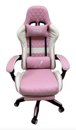 Silla Gamer Noga Butaca Con Apoya Pies Ergonomica Rosa