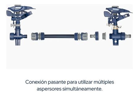 Regador de Impacto Bremen Aluminio para Jardín