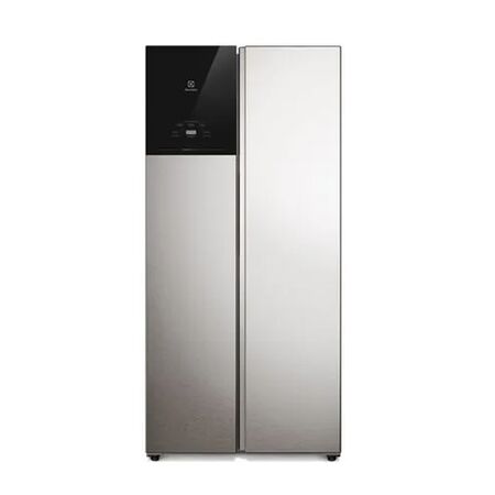 Heladera No Frost Gris Plata 430 Litros Inverter Electrolux Es40s