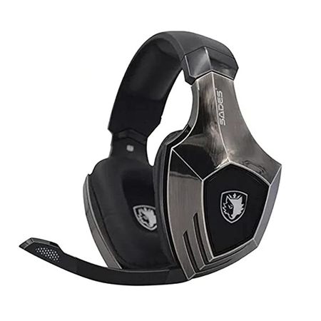 Auricular Headset Sades A60 Bronce / Mic / Usb 