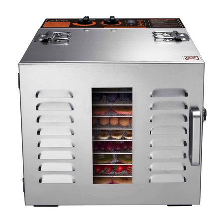 Horno Deshidratador Eléctrico 10 Bandejas Catania Vdp-10ai Plateado