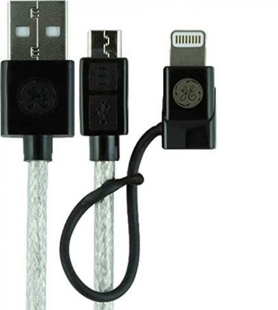 Cable de carga doble USB a Micro  USB con adaptador 18 m