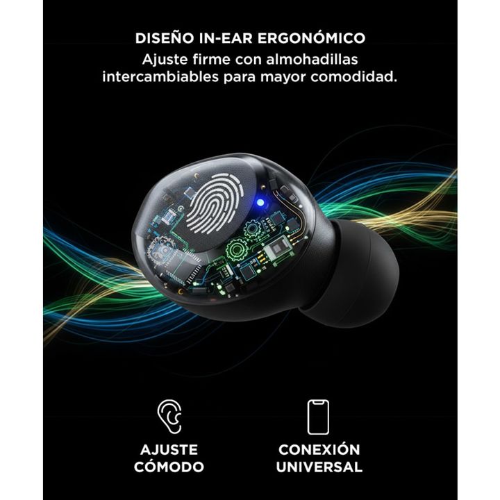Auriculares Inalambricos Gadnic In-ear SH8 Bluetooth Running Deportes - Vista 4