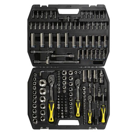 Juego de Bocallaves 171 Pcs 1|4" 1|2" 3|8" Crossmaster