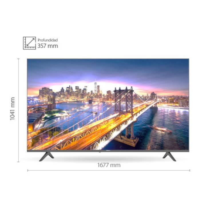 Smart Tv 75" Noblex Google 4K UHD Tv DV75X8580 - Vista 2