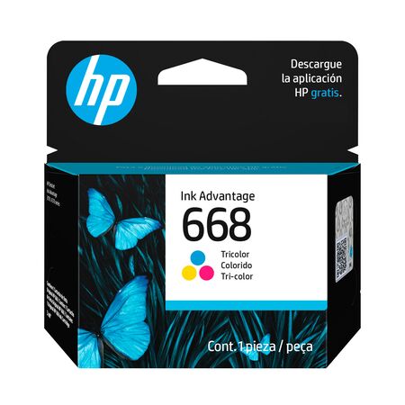 Cartucho De Tinta HP 668 7FP36VL Tricolor Advantage Original