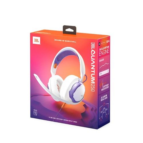 Auricular JBL QUANTUM 250 White - Vista 5