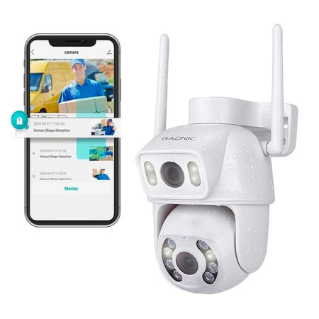 Cámara de Seguridad Gadnic Doble Lente 4k 8MP