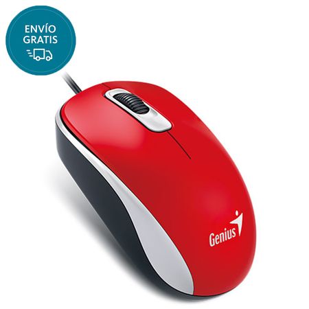Mouse Genius DX-110 USB Rojo 1200 DPI