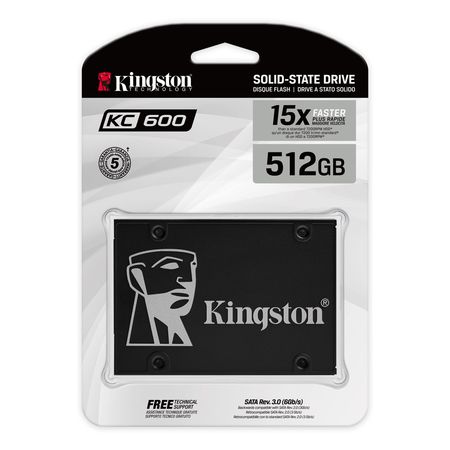 Disco Solido 512GB Kingston KC600 SataIII 2.5