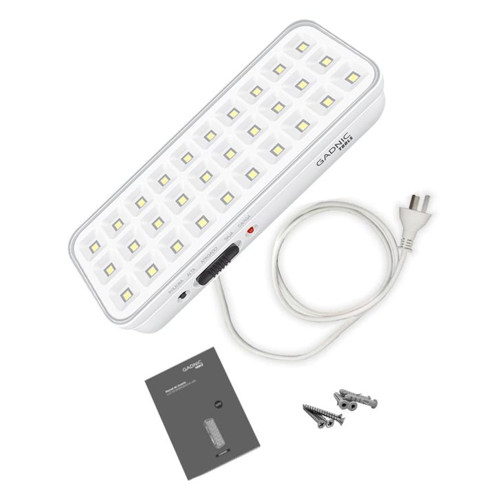 Luz de Emergencia Gadnic Tools 30L 6500k - Vista 7