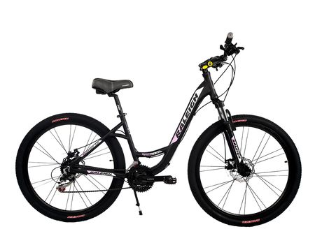 Bicicleta Raleigh Venture 3.0  R27,5" - Talle 18"/M - Negro -Cuadro de aluminio- Frenos a discos mecanicos- 21 Vel. 