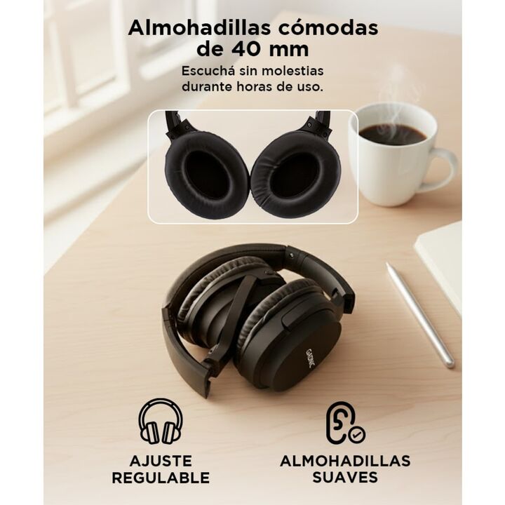 Auriculares Inalámbricos Gadnic AU72 Manos Libres Vincha - Vista 4