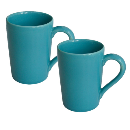 Set X2 Jarros Mug 230 Cc Verde Esmeralda - Oxford