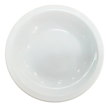 Set X 6 Plato Hondo 19cm Porcelana Tsuji Ala Angosta Segunda Blanco Ala Angosta