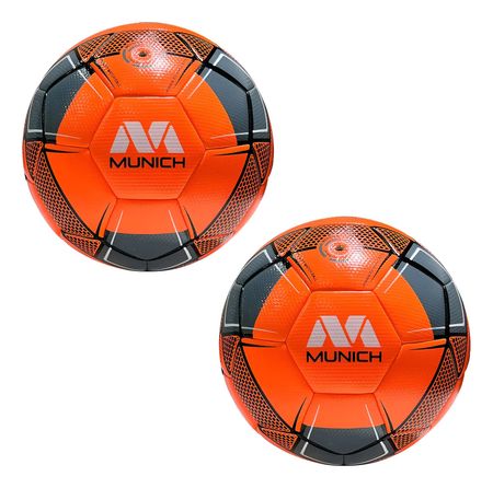 Pelota Munich Rixter Futsal Termosellada Medio Pique X2 Naranja