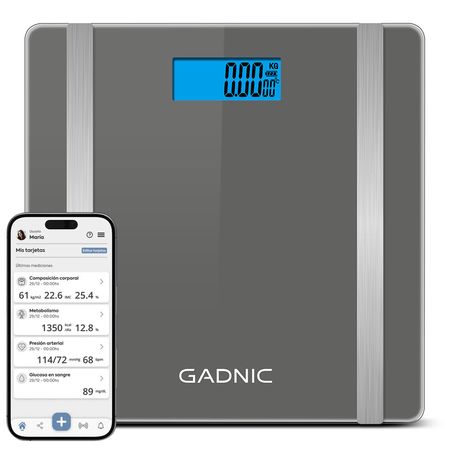Balanza Digital Gadnic G07 Bluetooth Eléctrica 180KG