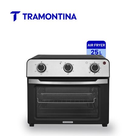 Horno Eléctrico Air Fryer TRAMONTINA Glass Cook 25 Litros