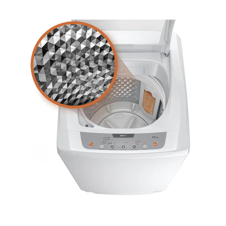 lavarropas gafa dig fit 6,5 kg blanco - Vista 2