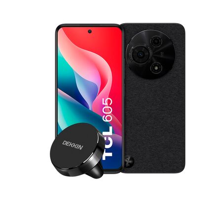 Celular Tcl 605 4+128 Nfc Black + Car Holder Para Celular