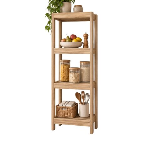 Columna Vanitory 0.45 Mts Abierta Linea Toilet Tables Cod: 3187-Cco Coco Bolo