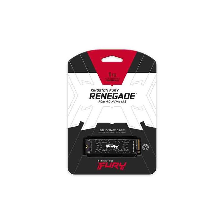 Disco Solido SSD Kingston 500GB Fury Renegade M.2 Nvme 2280 7300Mb/s - Vista 1
