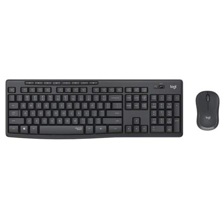 Combo Teclado y Mouse Inalámbrico Logitech MK295 Negro