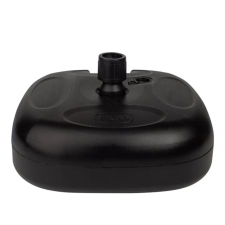 Base Platica Cuadrada Para Sombrilla 43 Cm Negra Mor 3788