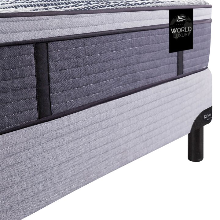 Colchon y Sommier King Koil 120 Luxury Pocket Super King 200x200 Resortes y Pillow Viscoelastico + Almohada de Regalo - Vista 7