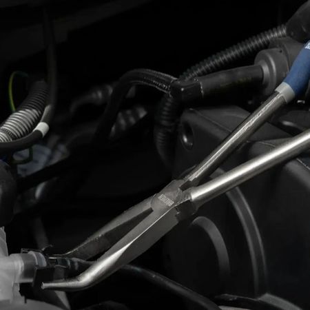 Pinza Extra Larga Bremen Punta 45 Grados 11 Pulgadas