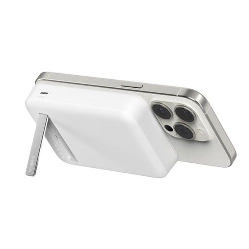 Batería externa magnetica Belkin 10.000 mAh Stand Qi2 15W Blanco - Vista 2