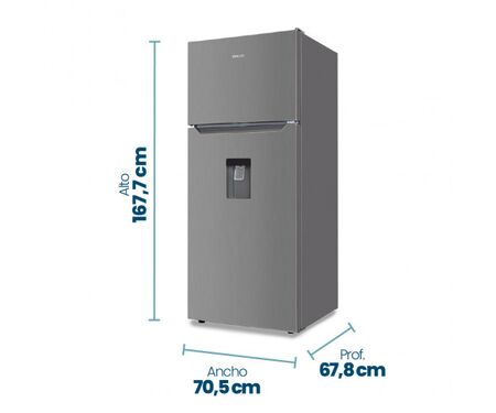 Heladera Top Mount Philco Inverter No Frost 402L Inox PHNT453XDI2