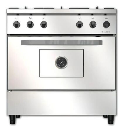 Cocina Morelli Saho Kuma 820  5 Hornallas  Con Puerta Ciega a Gas