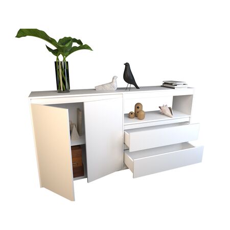 Bahiut 1.75 Mts Linea Terrae Tables Cod: 4026 Blanco