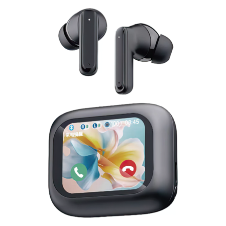 Auriculares Inalámbricos Lx10 Con Pantalla Táctil Anc - Negro