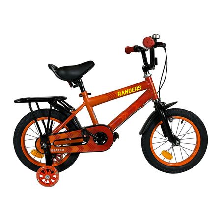 Bicicleta Randers Beater - R14 - Infantil - Rojo Mate con rueditas