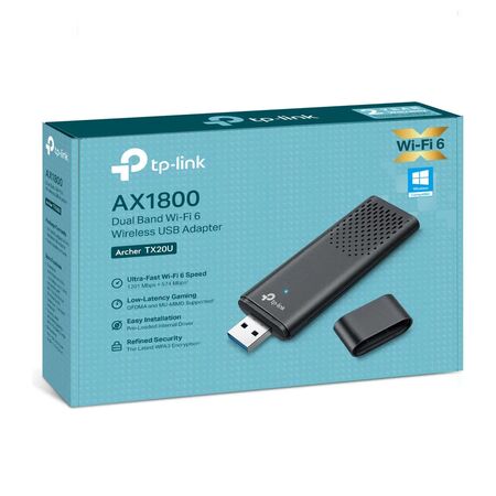 Placa Red USB Tp-Link Archer Tx20U Ax1800 Wifi 6
