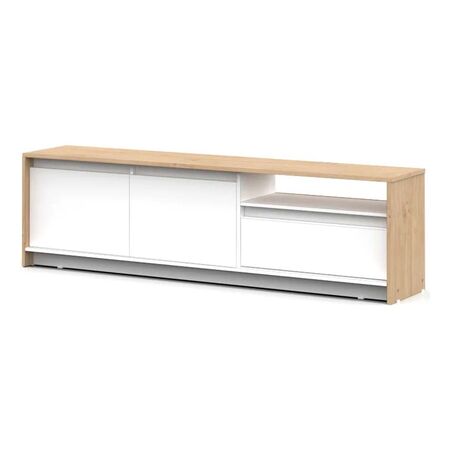 RACK TV NIZA CON CAJON 1.80 ROBLE KENDAL -BLANCO RCN180-RK_B