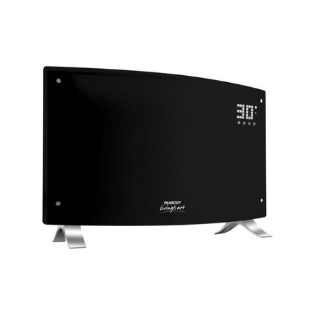 VITROCONVECTOR PEABODY PE-VQD20N - NEGRO, 2000W, TERMOSTATO, FRENTE CURVO, TOUCH PANEL, DISP.DIGITAL