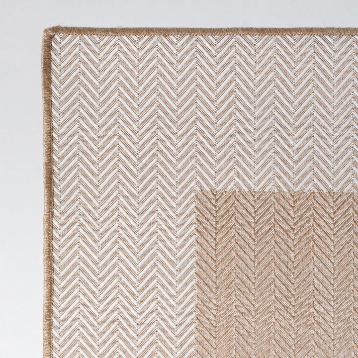 Alfombra simil Yute Natural y Beige - 250x350cm - Vista 2