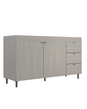 BAJO MESADA ORLANDI 4017 1.40 3C 2P ABEDUL