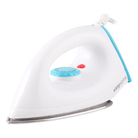 Plancha Kanji Home Kjhpls1002 Seca 1000w Base Acero Inox Cts Color Blanco