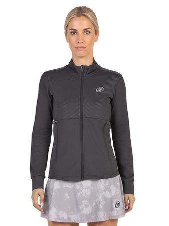 Campera Bullpadel Elevo Mujer Padel Negro