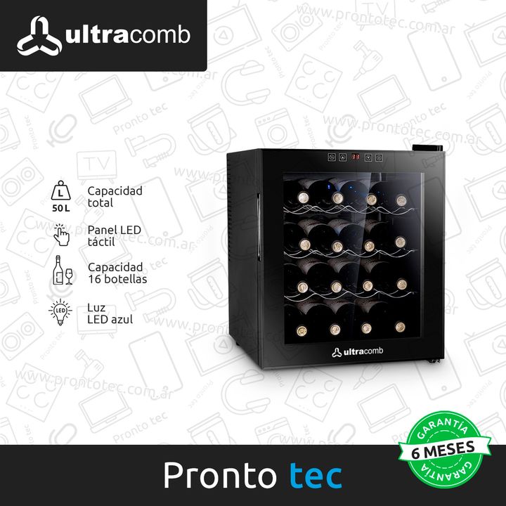 Cava Termoeléctrica Ultracomb 50 Lt 16 Botellas Cv-6016 - Vista 2